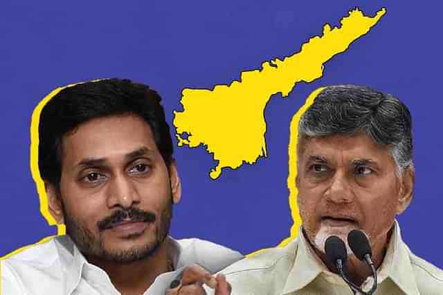  Jagan Reddy (L) and Chandrababu Naidu (R)